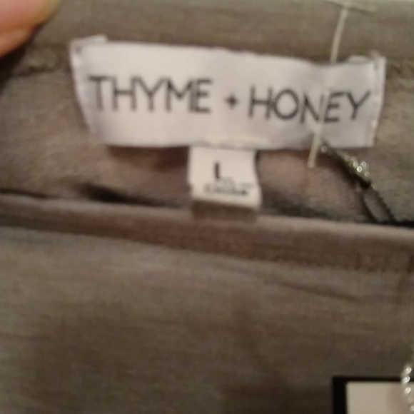 Thyme + Honey Grey tshirt dress - Picture 2 of 4